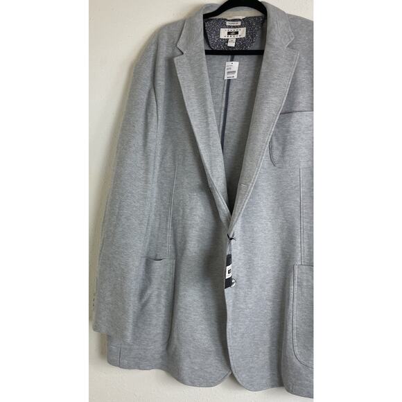 Joseph Abboud Men's Grey Elbow Patches 3XL Jacket Sports Classic Fit Coat $205 - Picture 2 of 12